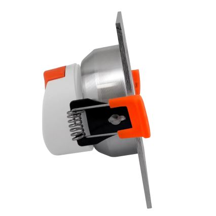 Κρεμαστό φως οροφής LED VENUS LED/7W/230V ασήμι γωνιακός
