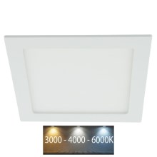 Κρεμαστό φως οροφής μπάνιου LED LED/18W/230V με διακόπτη για θερμοκρασία χρώματος IP44