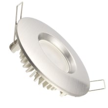 Κρεμαστό φως οροφής μπάνιου LED LED/7W/230V 4000K ασήμι IP44