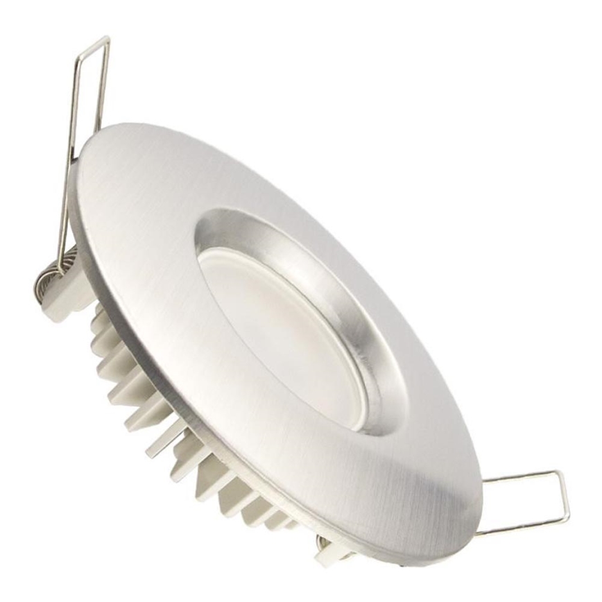 Κρεμαστό φως οροφής μπάνιου LED LED/7W/230V 4000K ασήμι IP44