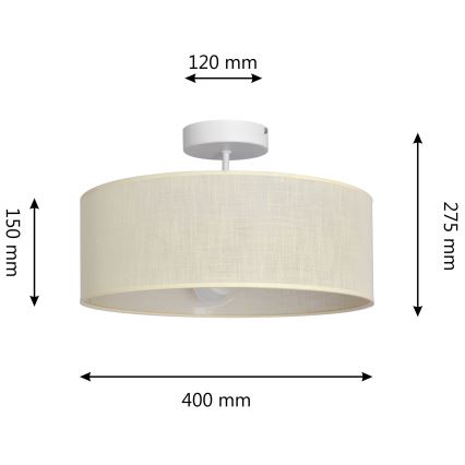 Κρεμαστό φωτιστικό ALBA 3xE27/15W/230V κρεμώδης