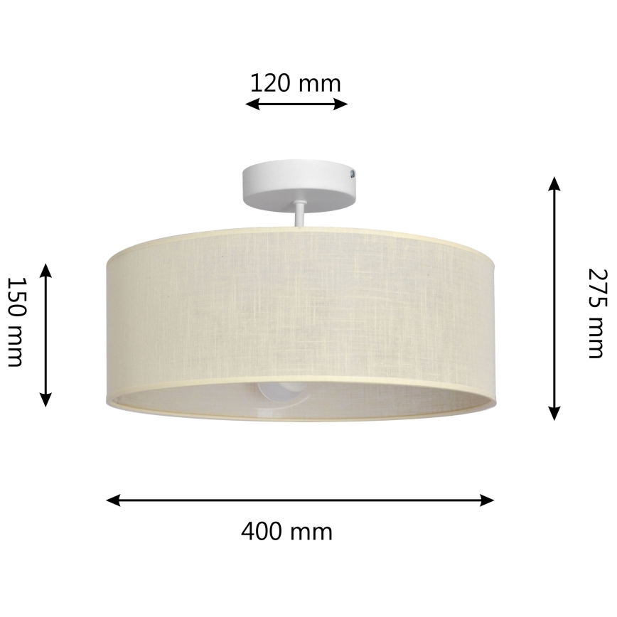 Κρεμαστό φωτιστικό ALBA 3xE27/15W/230V κρεμώδης