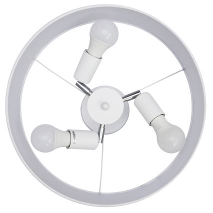 Κρεμαστό φωτιστικό ALBA 3xE27/15W/230V λευκό