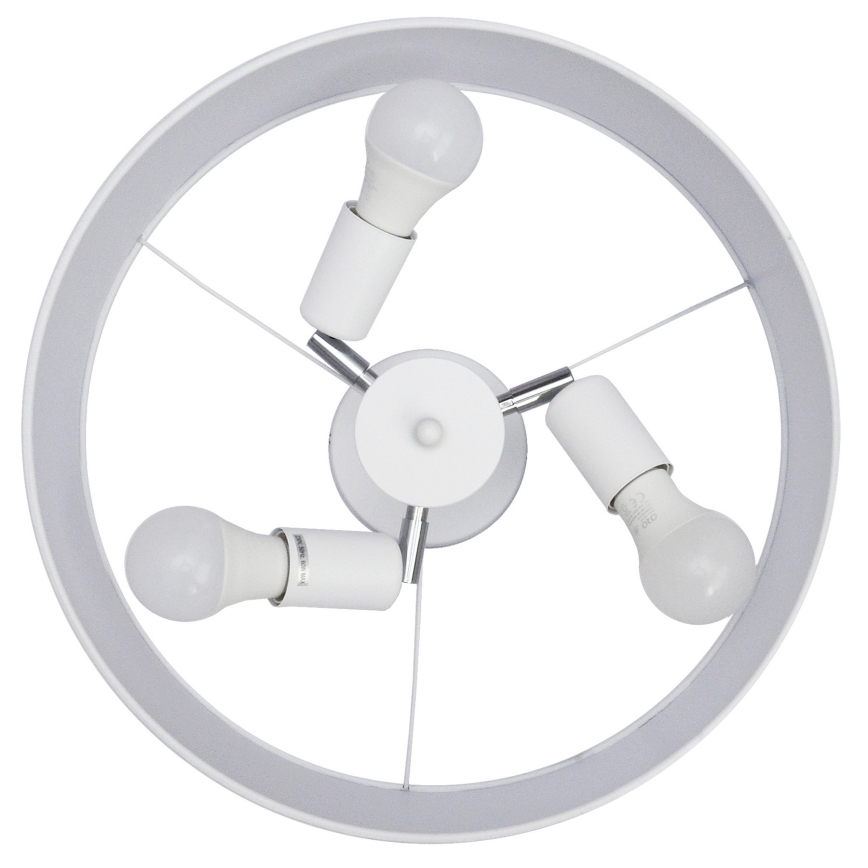 Κρεμαστό φωτιστικό ALBA 3xE27/15W/230V λευκό
