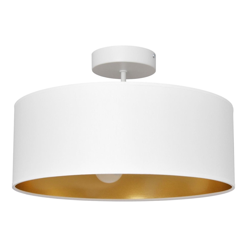 Κρεμαστό φωτιστικό ALBA 3xE27/15W/230V λευκό/χρυσαφί