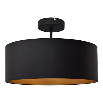 Κρεμαστό φωτιστικό ALBA 3xE27/15W/230V μαύρο/χρυσαφί
