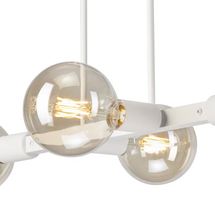 Κρεμαστό φωτιστικό ASTRID 4xE27/60W/230V λευκό