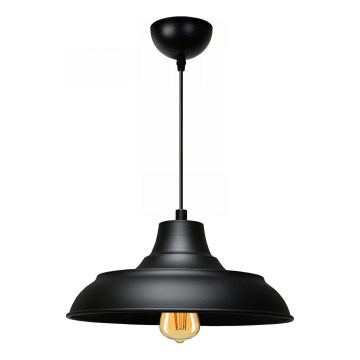 Κρεμαστό φωτιστικό AYD 1xE27/40W/230V μαύρο