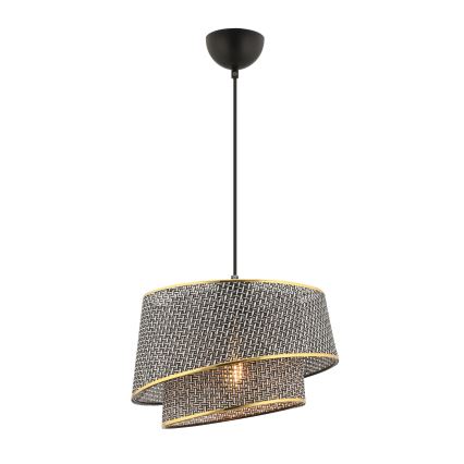 Κρεμαστό φωτιστικό BARETTE με καλώδιο, 1xE27/60W/230V, γκρι/χρυσό