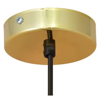 Κρεμαστό φωτιστικό BARS 1xGU10/20W/230V χρυσαφί/μαύρο