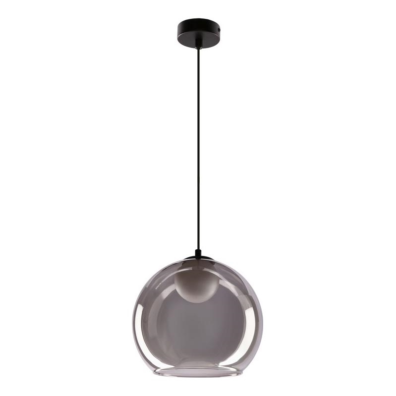 Κρεμαστό φωτιστικό BRIN με καλώδιο 1xG9/15W/230V καπνιστό μαύρο