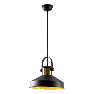 Κρεμαστό φωτιστικό DODO 1xE27/40W/230V μαύρο/χάλκινο