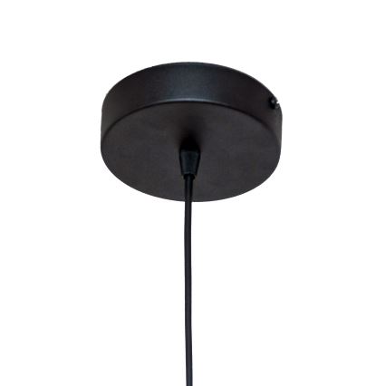 Κρεμαστό φωτιστικό ECLIPSE με καλώδιο 1xE27/15W/230V μαύρο/λευκό