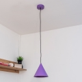Κρεμαστό φωτιστικό ETNA II με καλώδιο 1xE27/15W/230V Ø 18,5 cm μωβ