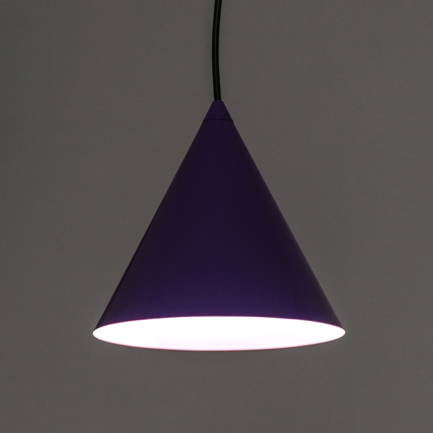 Κρεμαστό φωτιστικό ETNA II με καλώδιο 1xE27/15W/230V Ø 18,5 cm μωβ