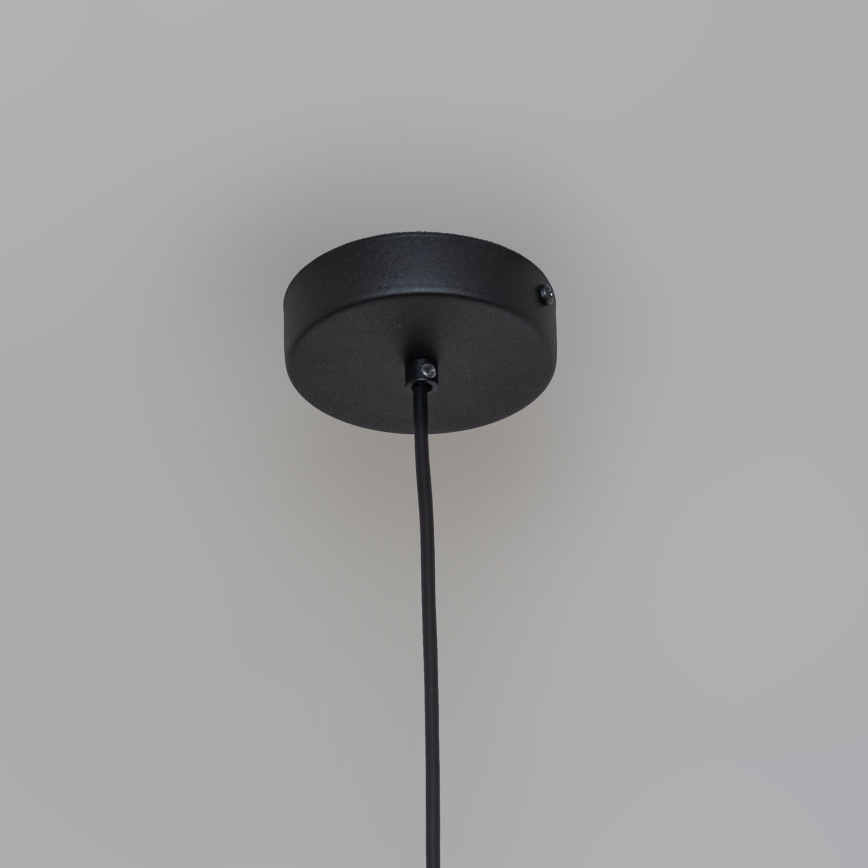 Κρεμαστό φωτιστικό ETNA II με καλώδιο, 1xE27/15W/230V, διάμετρος 18,5 cm, μαύρο