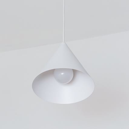 Κρεμαστό φωτιστικό ETNA II σε καλώδιο 1xE27/15W/230V, Ø 18,5 cm, λευκό