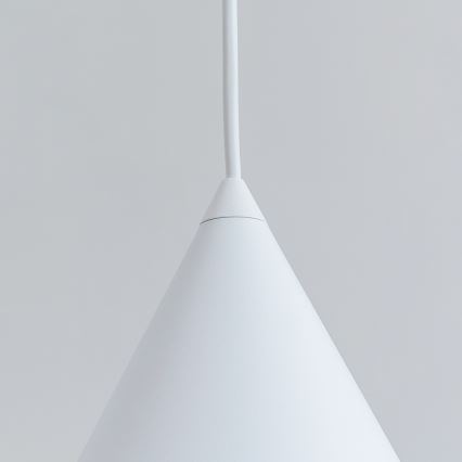Κρεμαστό φωτιστικό ETNA II σε καλώδιο 1xE27/15W/230V, Ø 18,5 cm, λευκό