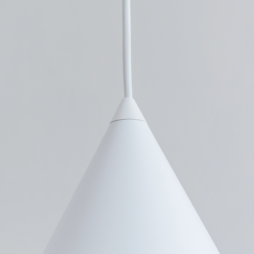 Κρεμαστό φωτιστικό ETNA II σε καλώδιο 1xE27/15W/230V, Ø 18,5 cm, λευκό