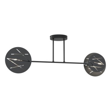 Κρεμαστό φωτιστικό FRICK 2xE27/15W/230V μαύρο