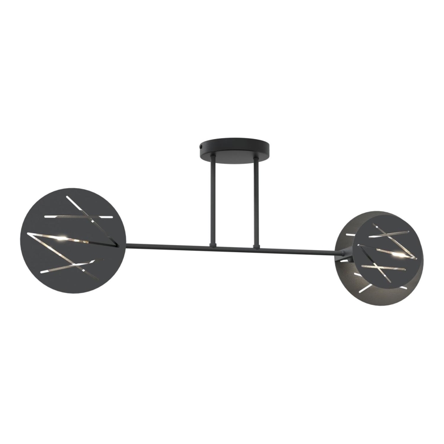 Κρεμαστό φωτιστικό FRICK 2xE27/15W/230V μαύρο
