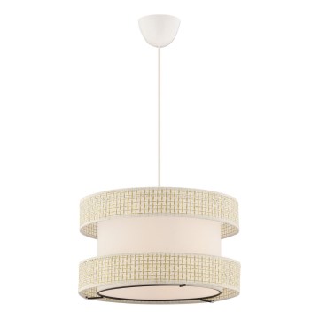 Κρεμαστό φωτιστικό HALO 1xE27/60W/230V κρεμ