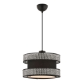 Κρεμαστό φωτιστικό HALO 1xE27/60W/230V μαύρο/γκρι
