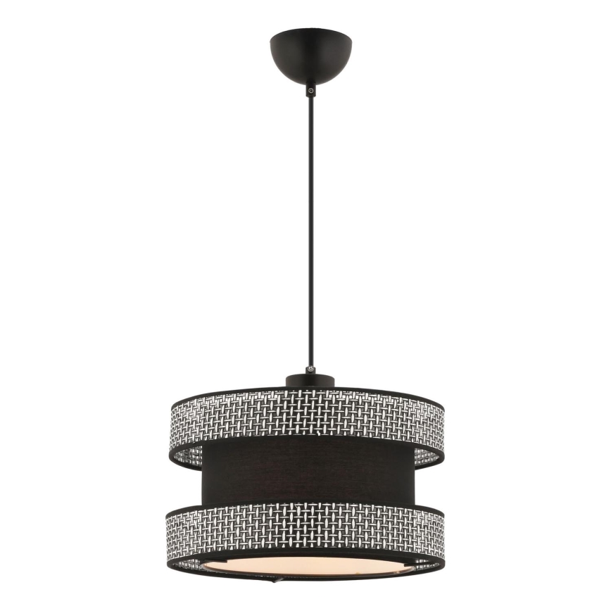 Κρεμαστό φωτιστικό HALO 1xE27/60W/230V μαύρο/γκρι
