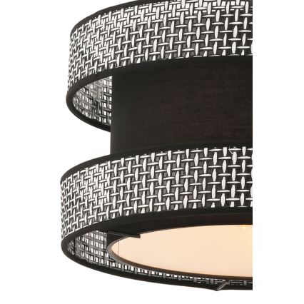 Κρεμαστό φωτιστικό HALO 1xE27/60W/230V μαύρο/γκρι