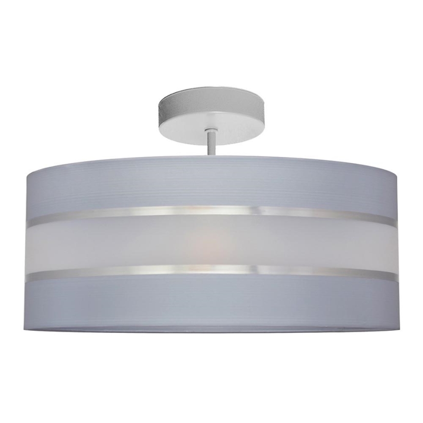 Κρεμαστό φωτιστικό HELEN 3xE27/15W/230V γκρι/γυαλιστερό χρώμιο