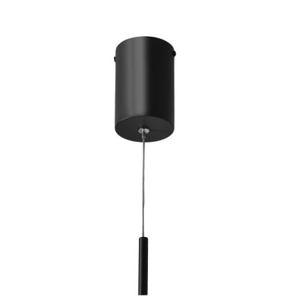 Κρεμαστό φωτιστικό LED PUMA, 10W/230V, διάμ. 15 cm, μαύρο