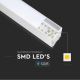 Κρεμαστό φωτιστικό LED SAMSUNG CHIP LED/40W/230V 6400K λευκό