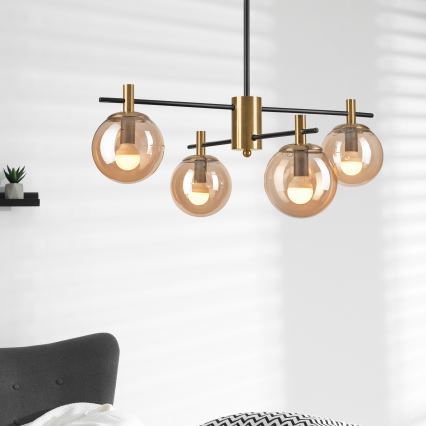 Κρεμαστό φωτιστικό LILOU 4xE14/5W/230V
