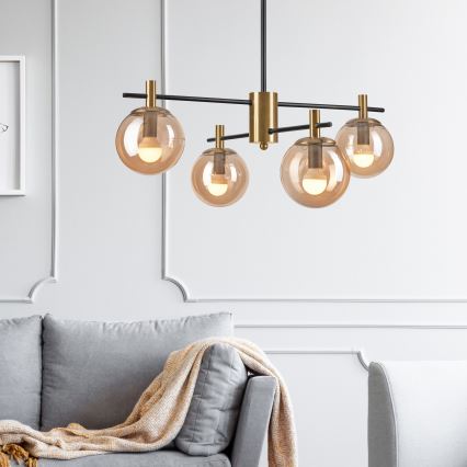 Κρεμαστό φωτιστικό LILOU 4xE14/5W/230V
