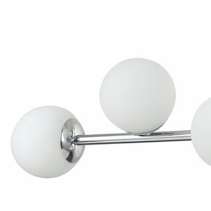 Κρεμαστό φωτιστικό MADDIE 5xE14/5W/230V λαμπερό χρώμιο