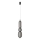 Κρεμαστό φωτιστικό PUMA LED με καλώδιο, 15W/230V, Ø 14 cm, μαύρο