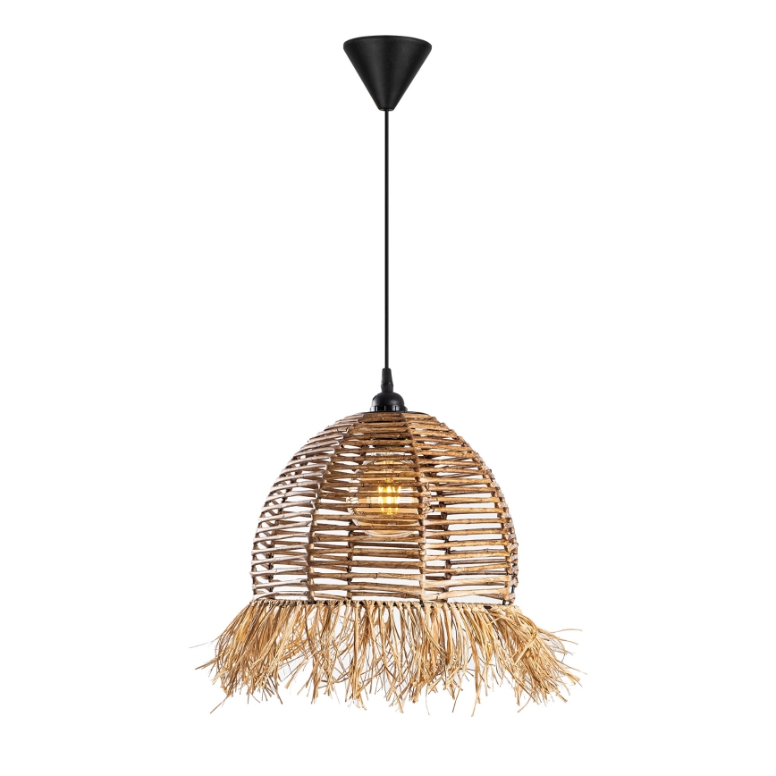 Κρεμαστό φωτιστικό RUYO με καλώδιο 1xE27/40W/230V καφέ