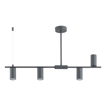 Κρεμαστό φωτιστικό URANOS 4xGU10/10W/230V γκρι