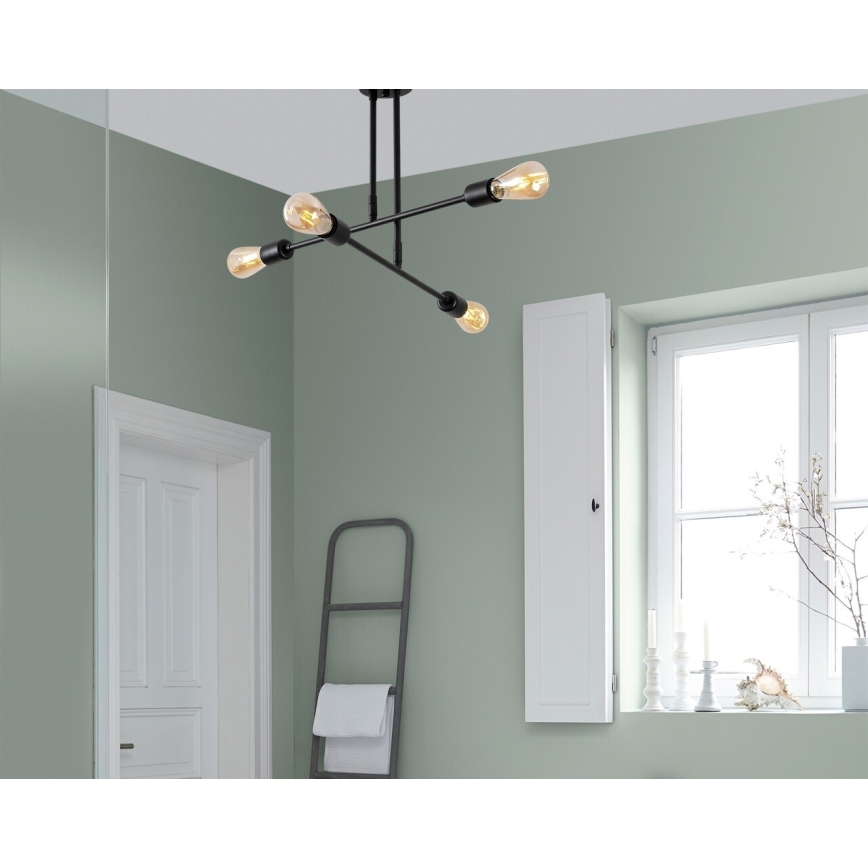 Κρεμαστό φωτιστικό ΛΟΥΛΟΥΔΙΑ 4xE27/40W/230V