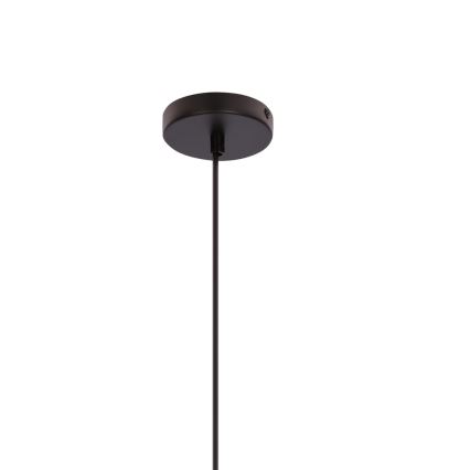 Κρεμαστό φωτιστικό με καλώδιο AFRICA 1xE27/40W/230V Ø 40 cm καφέ/κρεμ