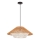 Κρεμαστό φωτιστικό με καλώδιο AFRICA 1xE27/40W/230V, διάμ. 50 cm, καφέ/εκρού
