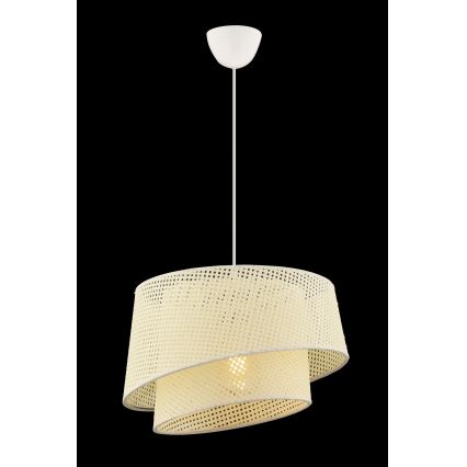Κρεμαστό φωτιστικό με καλώδιο BARETTE 1xE27/60W/230V κρεμ