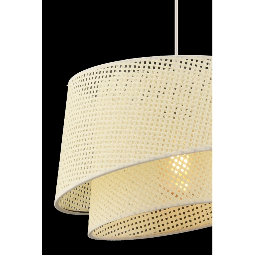 Κρεμαστό φωτιστικό με καλώδιο BARETTE 1xE27/60W/230V κρεμ