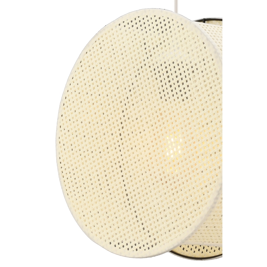 Κρεμαστό φωτιστικό με καλώδιο BIG DRUM 1xE27/60W/230V σε απόχρωση εκρού