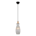 Κρεμαστό φωτιστικό με καλώδιο BOTTLE 1xE14/4W/230V διάφανο