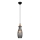 Κρεμαστό φωτιστικό με καλώδιο BOTTLE 1xE14/4W/230V σε καπνιστή απόχρωση