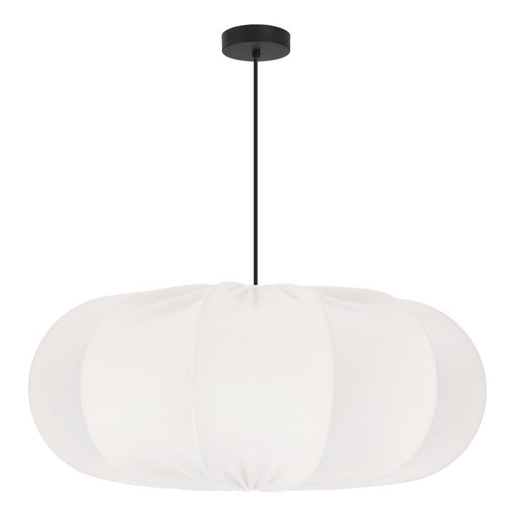 Κρεμαστό φωτιστικό με καλώδιο CAFEE 1xE27/40W/230V Ø 52 cm λευκό