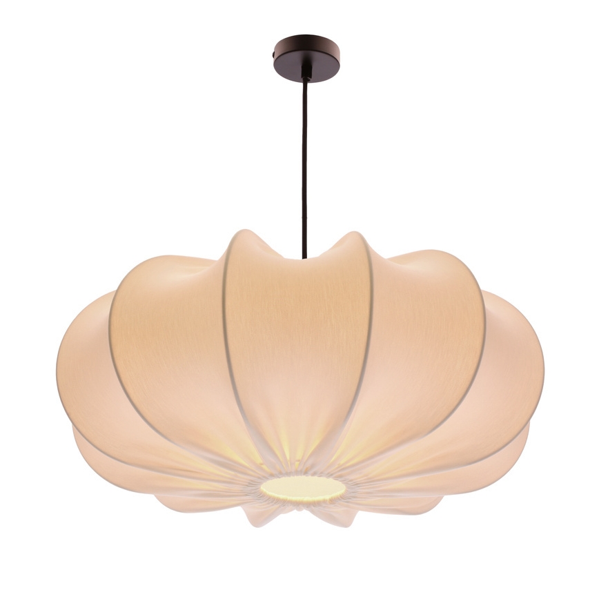 Κρεμαστό φωτιστικό με καλώδιο CAFEE 1xE27/40W/230V Ø 52 cm λευκό
