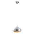 Κρεμαστό φωτιστικό με καλώδιο DODO 1xE27/40W/230V ματ χρώμιο