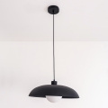 Κρεμαστό φωτιστικό με καλώδιο ECLIPSE 1xE27/15W/230V μαύρο